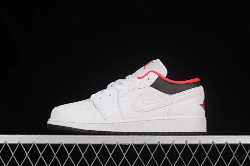 All categories Air Jordan Jordan series basketball shoes Air Jordan 1 Low G version pure original Air Jordan AJ1 Low AJ1 Joe 1 white black red low-top cultural leisure sports basketball shoes 553560-160